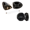 thumbnail image 1 of Kawasaki Jet Ski PWC Marine Kicker Bundle DSC5 5 1/4" Black Speaker Pods New, 1 of 5