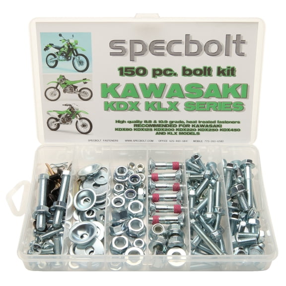 Kawasaki KDX 150Pc Bolt/Fastener Large Maintenance Kit