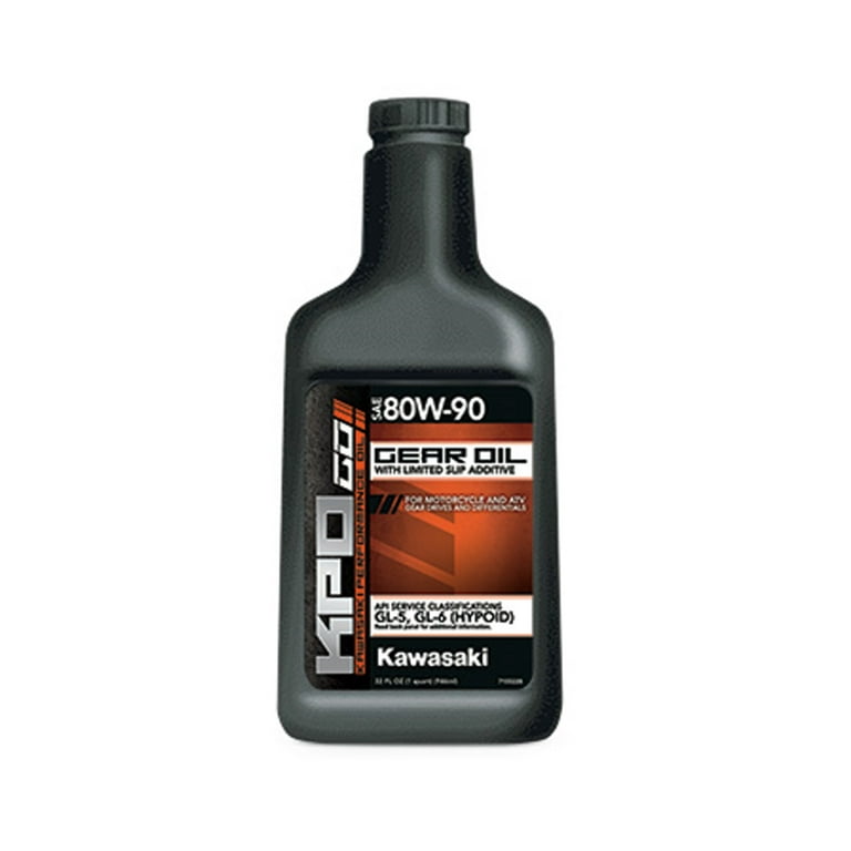 Kawasaki KPO Gear Oil with Limited Slip Additive, Quart, 80W