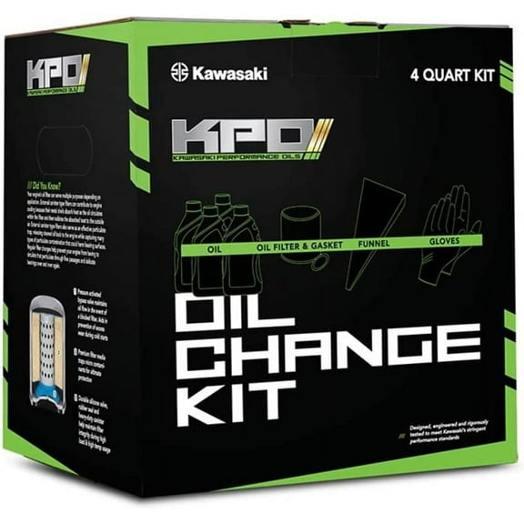 Kawasaki KPO Oil Change Kit KRX 1000 KRX 4 Teryx Teryx 4 99974-0160