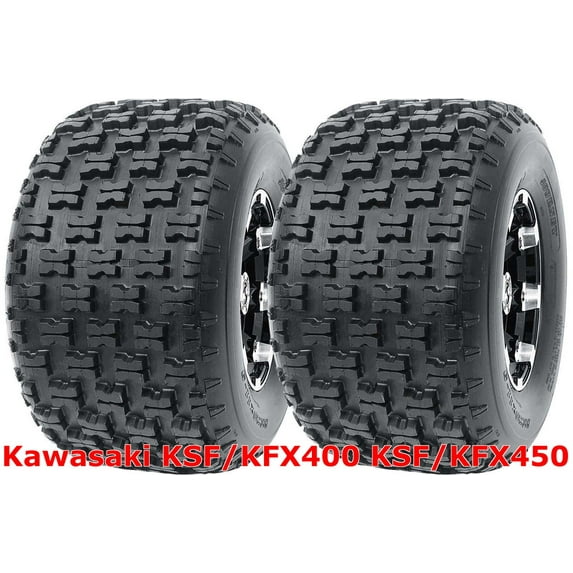 Kawasaki KSF/KFX400 KSF/KFX450 Set 2 Rear 20x10-9 20x10x9 Sport ATV Tires
