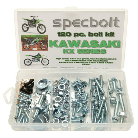 Kawasaki KX 120Pc Maintenance Bolt/Fastener Kit