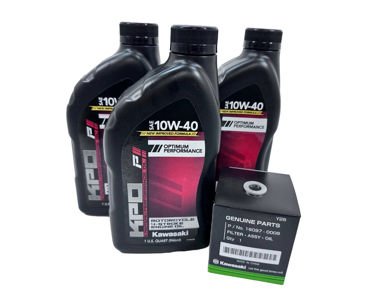 Kawasaki Kawasaki OEM Ninja 400 Z400 Oil Change Kit Conventional Oil