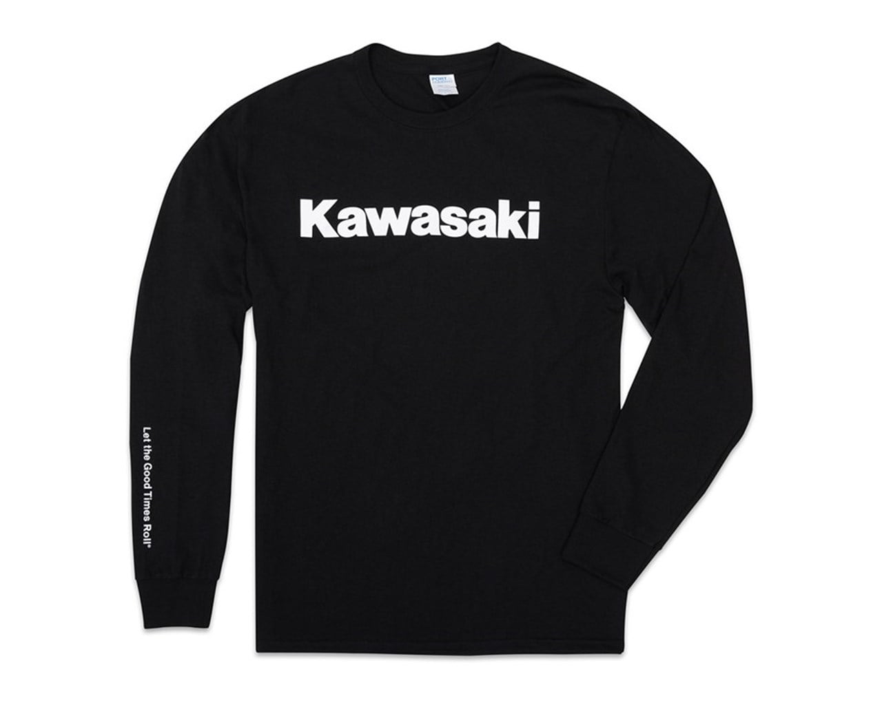 Kawasaki Logo Long Sleeve Shirt Black XX-Large - Walmart.com