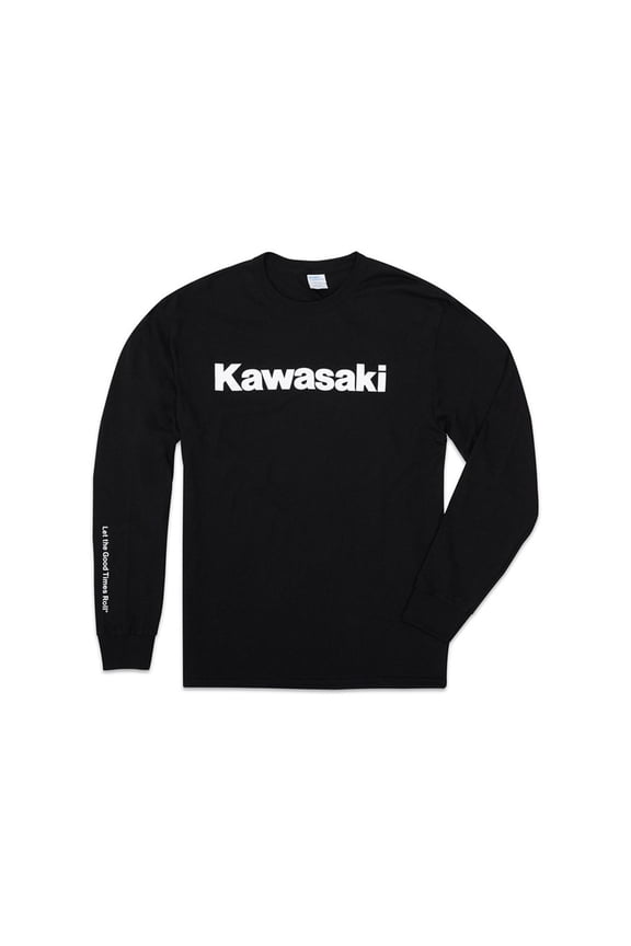 Logo Long Sleeve Shirt Black Small