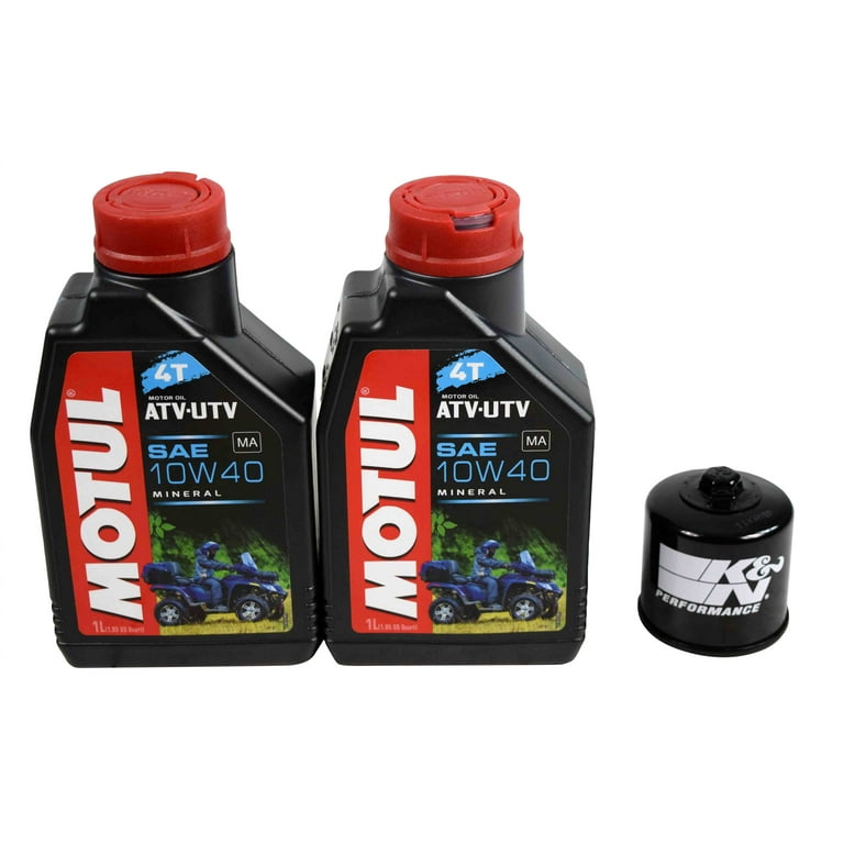 Kawasaki Mule 2500-2030 SynBlend Engine Oil Change Kit Motul