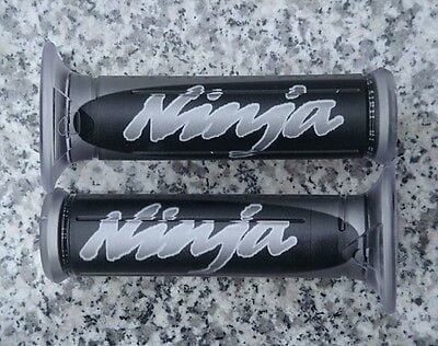 Kawasaki Ninja 250 300 500 ZX6 ZX6R ZX9R ZX10 ZX10R ZX12R SILVER GEL HAND GRIPS