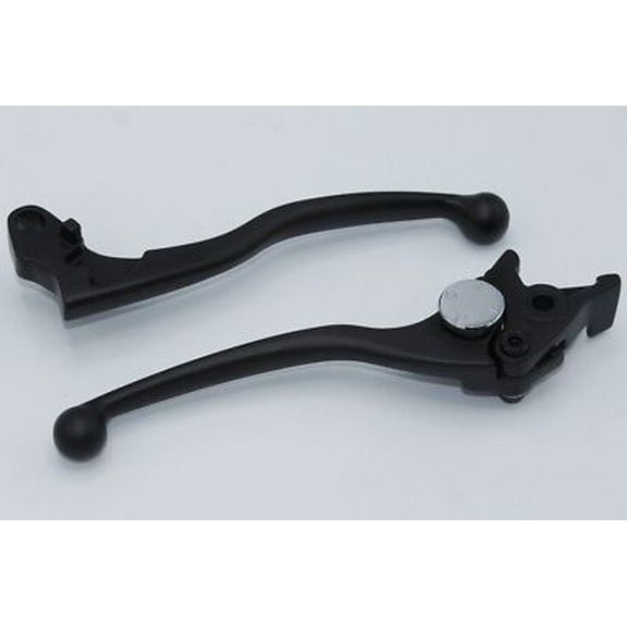 Kawasaki Ninja EX 500 500R 650 ZX6 ZX6R ZZR 600 ZZR600 ZX9 ZX9R BLACK FRONT BRAKE & CLUTCH LEVERS