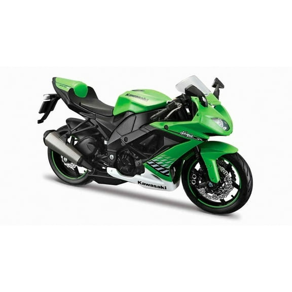 Kawasaki Ninja ZX-10R 1:12 scale Diecast Model Motorcycle in Green by Maisto