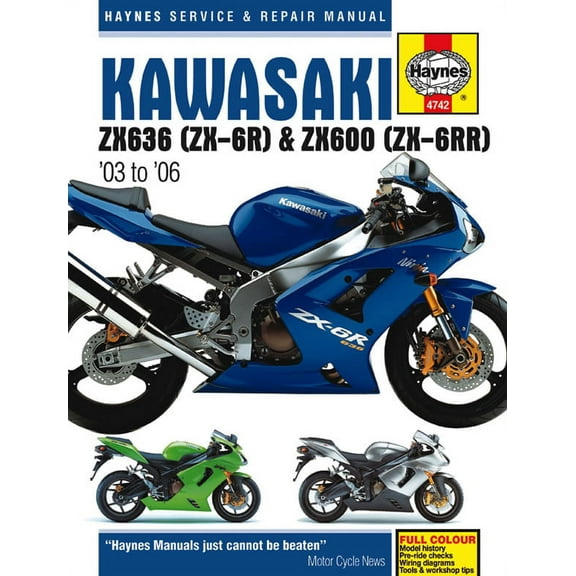 Kawasaki Ninja ZX-6R & ZX-6RR (03-06) Haynes Repair Manual ^