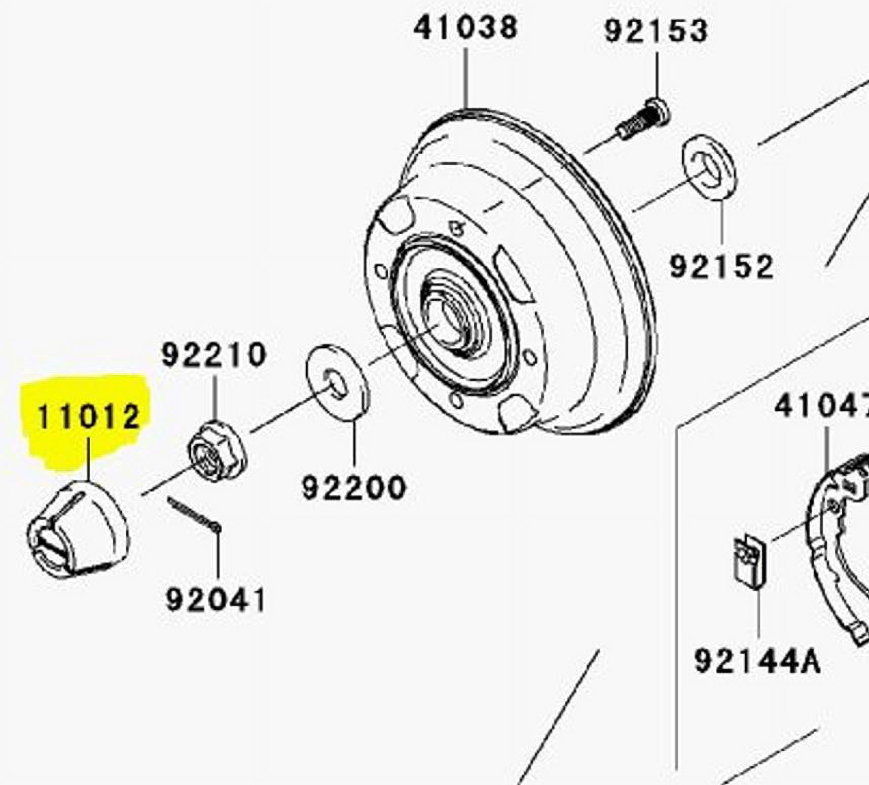 Kawasaki OEM Factory Wheel Cap Mule Teryx 11012-1969 - Walmart.com
