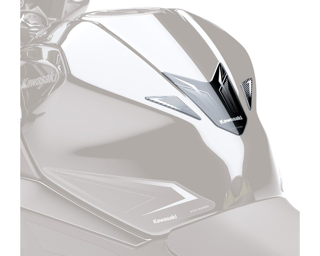 Kawasaki OEM Logo Tank Pad Z400 all years 99994-1130 - Walmart.com