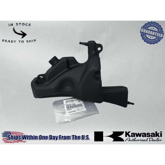 Kawasaki OEM Ninja Zx6R Zzr600 Radiator Reservoir 43078-1162
