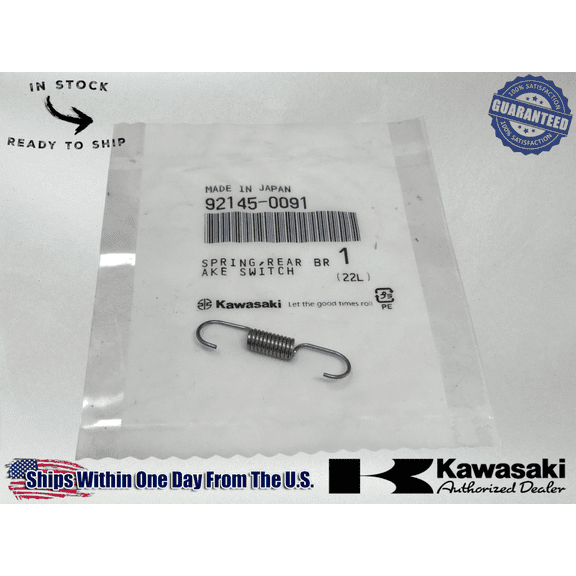 Kawasaki OEM Rear Brake Switch Spring Multi-Fit Ninja ZX6 ZX10 92145-0091