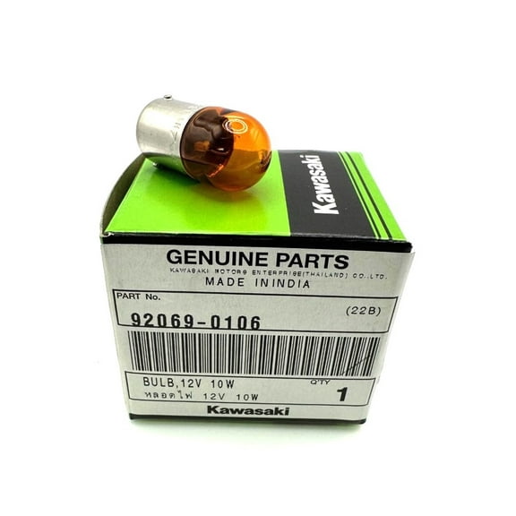 Kawasaki OEM Turn Signal Bulb Amber 12volt 10watt Multi-Fit Ninja KLR KLX 92069-0106