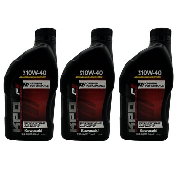 Kawasaki Performance 10W-40 4-Stroke Engine Oil 3 QUARTS K61021-202A 3 PACK