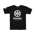 thumbnail image 1 of Kawasaki River Mark Logo Black Adult T-Shirt XXX-Large, 1 of 2