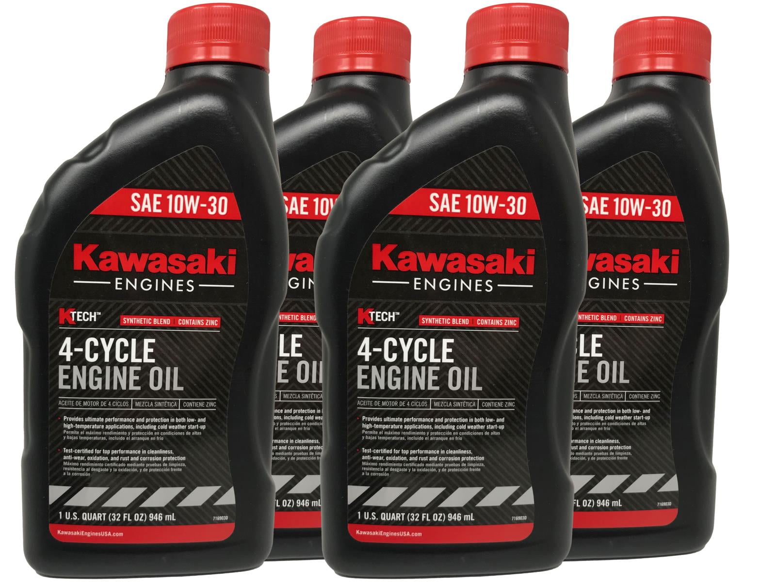 法人限定Xtreme SS Motor Oil 10W-30 200L 送料無料 Kawasaki SAE 10W-30 4-Cycle Motor Oil 4 QUARTS 99969-6081 4 PACK