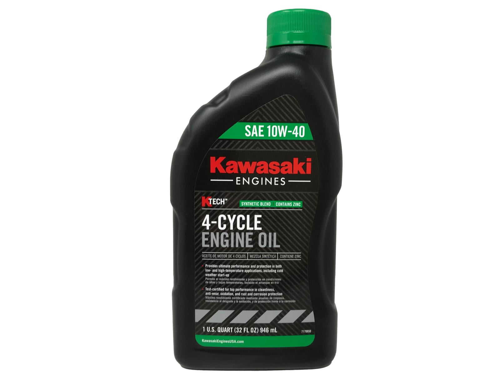 Kawasaki SAE 10W40 4 Cycle Motor Oil 1 QUART 99969-6296 Kawasaki SAE 10W40 4 Cycle Motor Oil 1 QUART 99969-6296