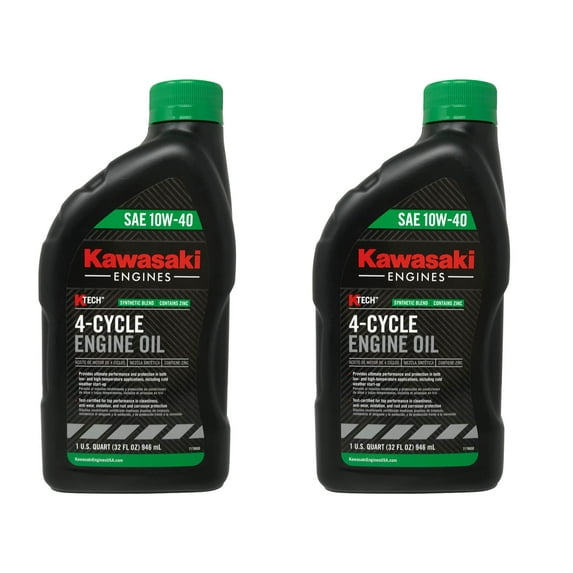 Kawasaki SAE 10W40 4 Cycle Motor Oil 2 QUARTS 99969-6296 2 PACK