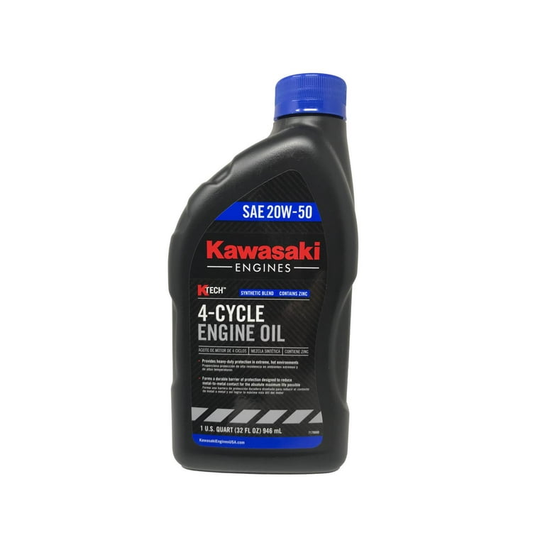 Kawasaki SAE 20W50 4-Cycle Motor Oil 1 QUART 99969-6298 - Walmart.com