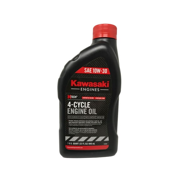 Kawasaki SAE Synthetic Blend Motor Oil 10W - 30, 1 Quart