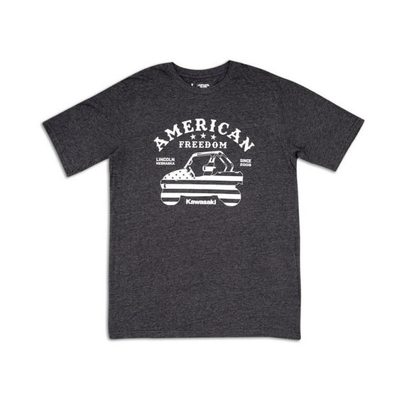 Kawasaki Side X Side KRX American T-Shirt Grey Small