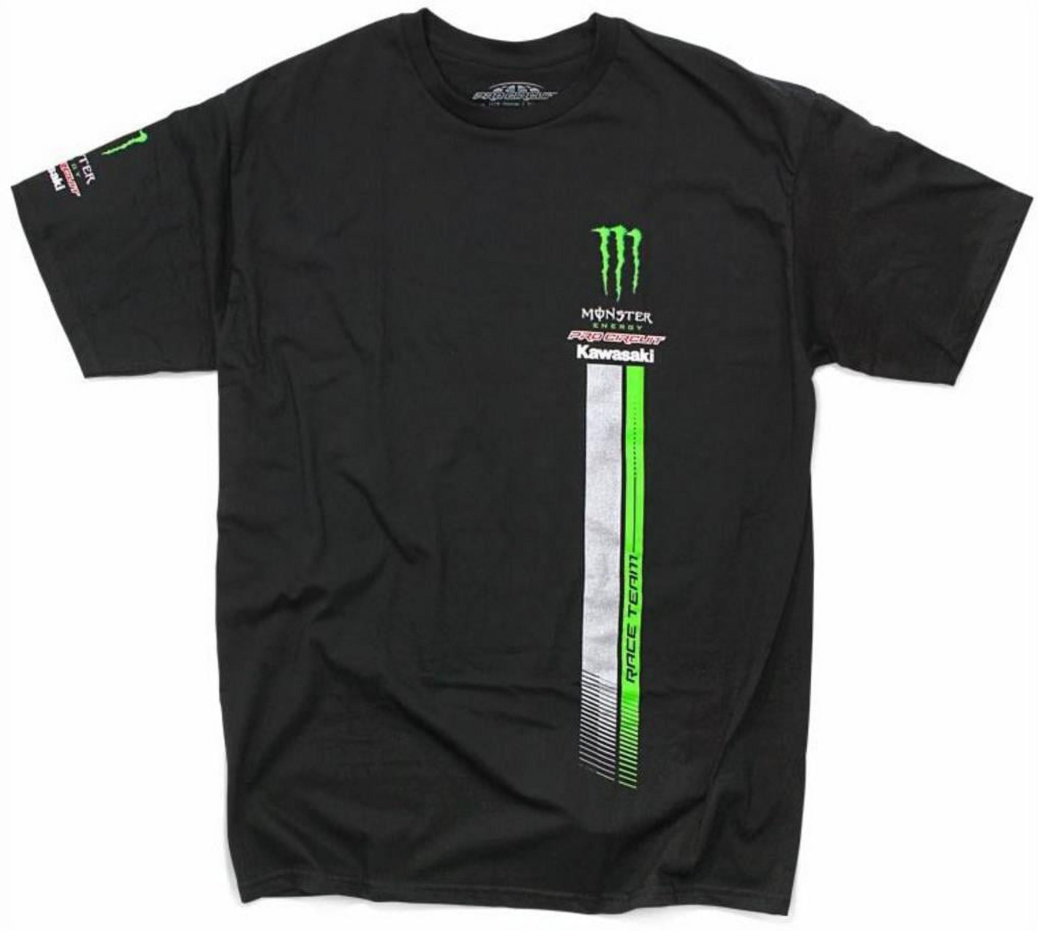 Kawasaki Team Pro Circuit Monster Energy Short Sleeve T-Shirt Black X-Large