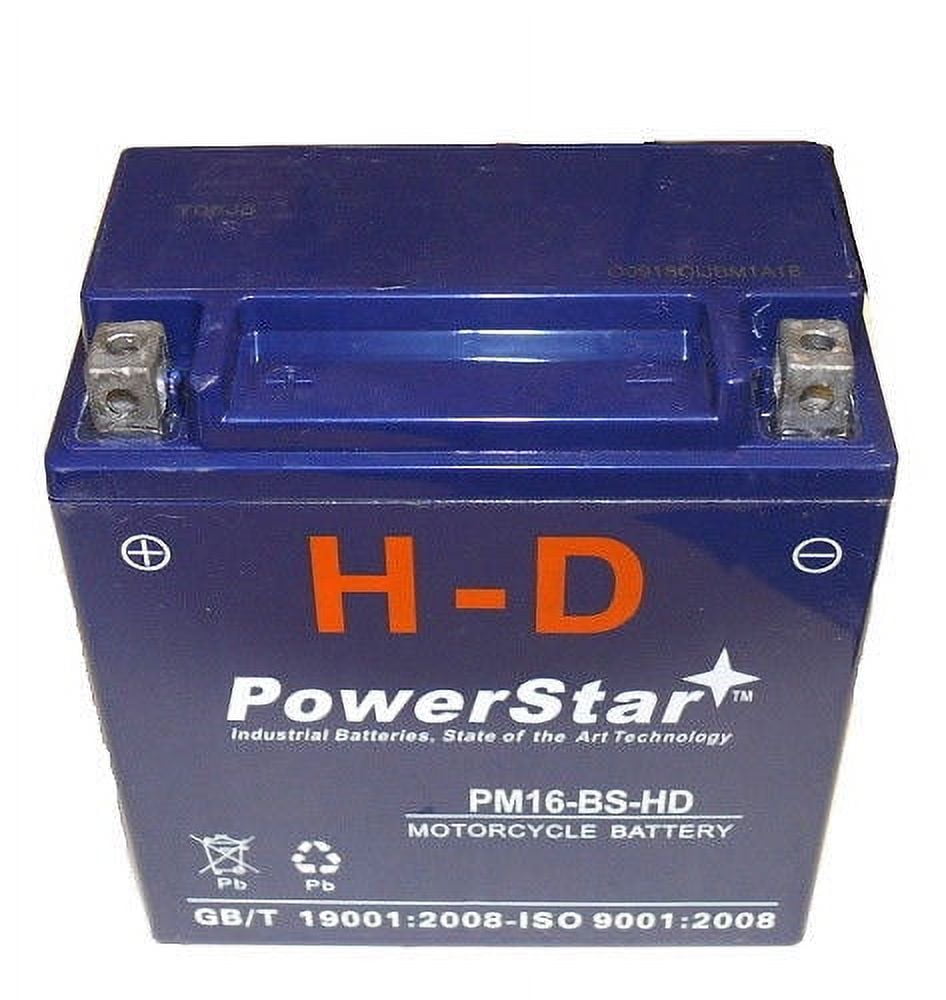 Kawasaki VN1700 1700cc YTX16-BS Motorcycle battery replacement, 3 Year Warranty
