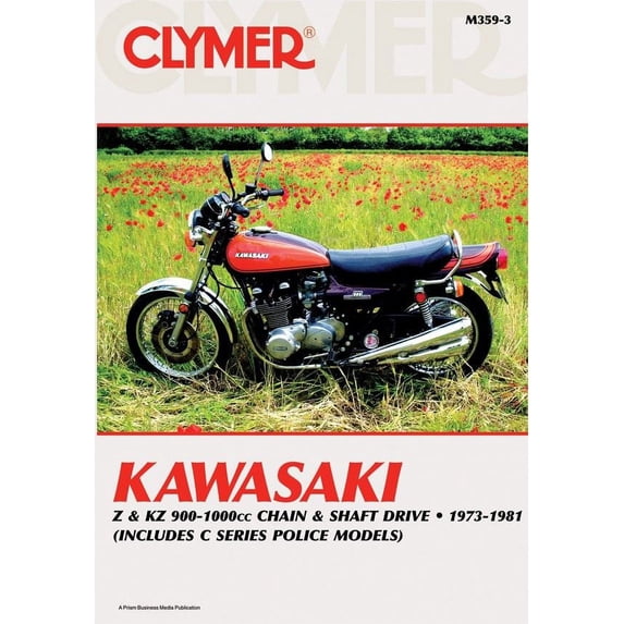 Kawasaki Z & KZ 900-1000cc Chain & Shaft Drive Motorcycle (1973-1981) Service Repair Manual ^