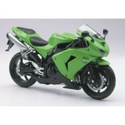 Kawasaki ZX-10R, Green - New Ray 42443A - 1/12 scale Model Toy Motorcycle