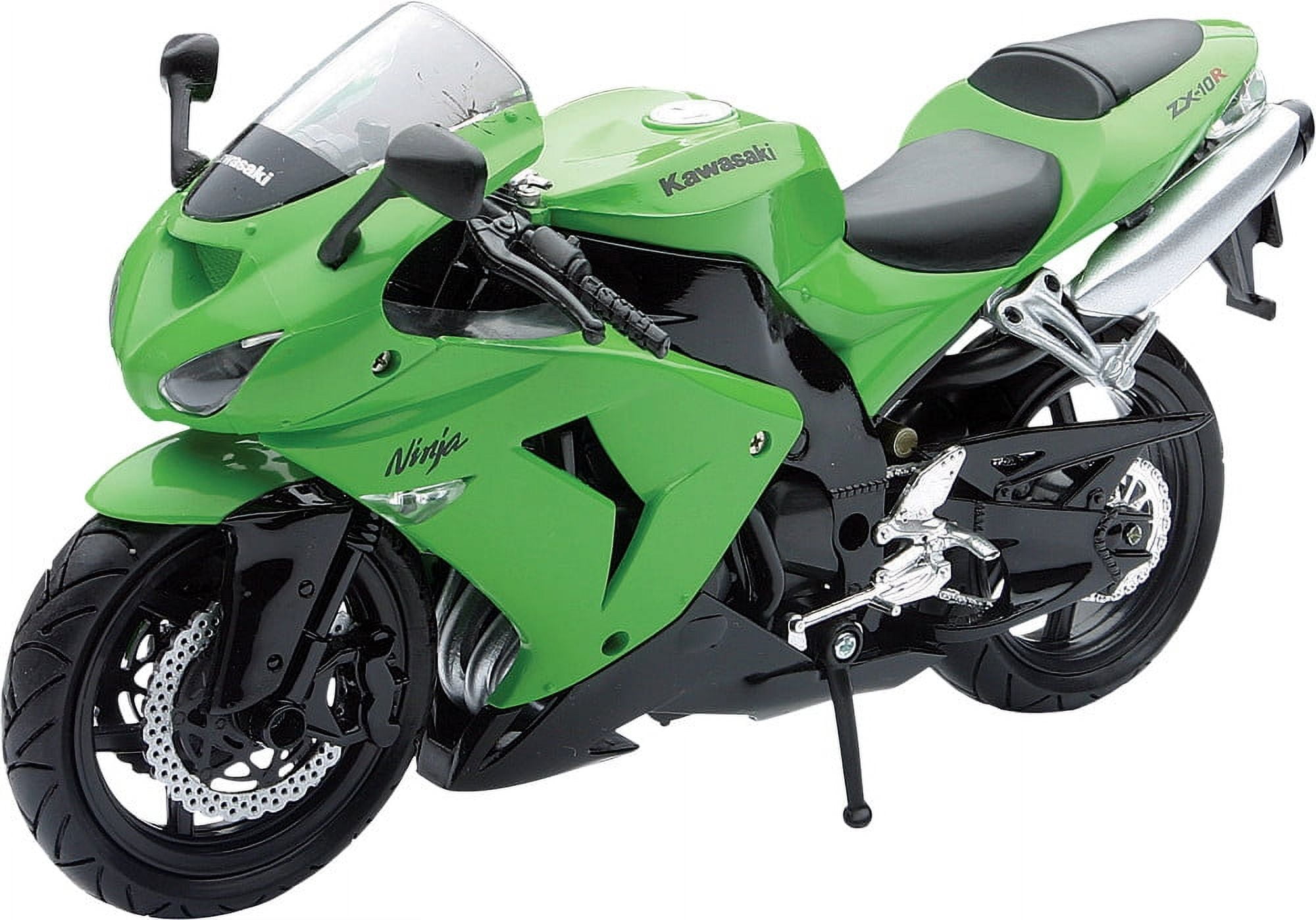 Kawasaki ZX-10R Ninja Motorcycle Green 1/12 Diecast Model by New Ray