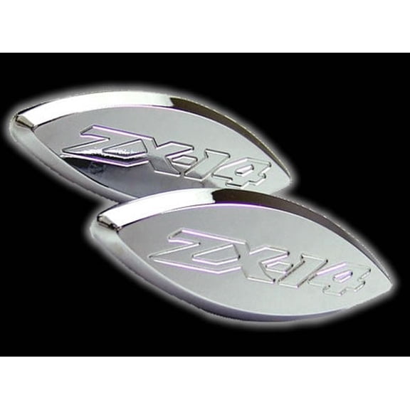Kawasaki ZX14R Mirror Block Off Plate-Chrome