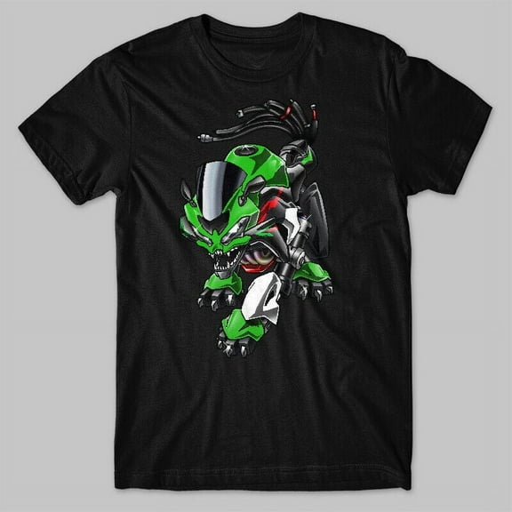 Kawasaki ZX6R T-Shirt, Motorcycle Tee Shirt for Riders Ninja ZX-6R 2019-2023
