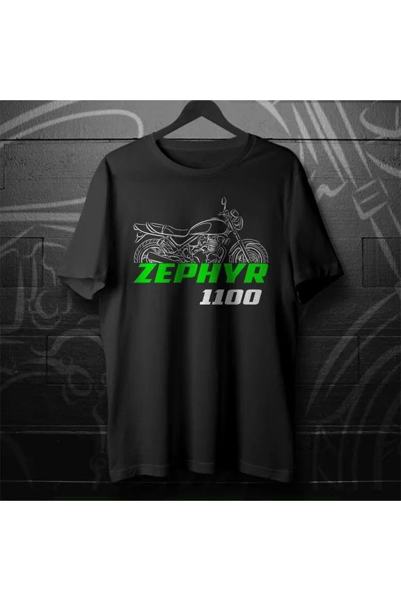 Kawasaki Zephyr 1100 & 1100RS 1992-1997 - Motorcycle T-Shirt for Riders