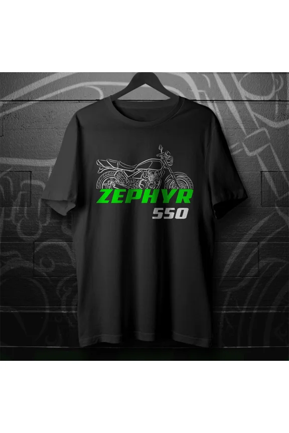 Kawasaki Zephyr 550 1990-1998 - Motorcycle T-Shirt for Riders