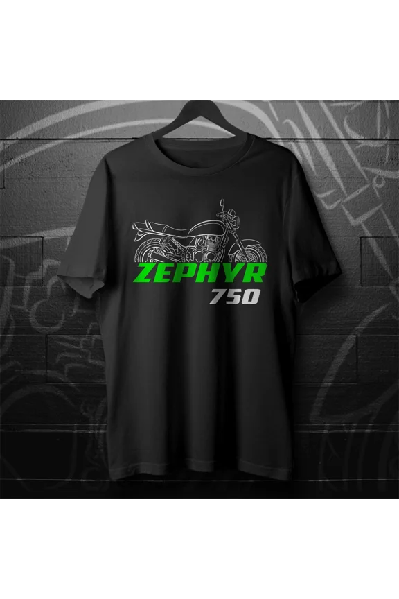 Kawasaki Zephyr 750 & 750RS - Motorcycle T-Shirt for Riders