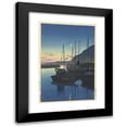 thumbnail image 1 of Kawase Hasui 18x24 Black Modern Framed Museum Art Print Titled - Morning in Beppu (1928), 1 of 5
