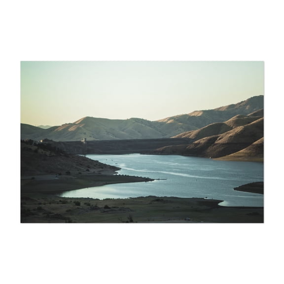 Kaweah Reserve - Three Rivers California Photography Lake Landscape Nature Water Scenic Wilderness Unframed Wall Art Print 20 x 28 inches