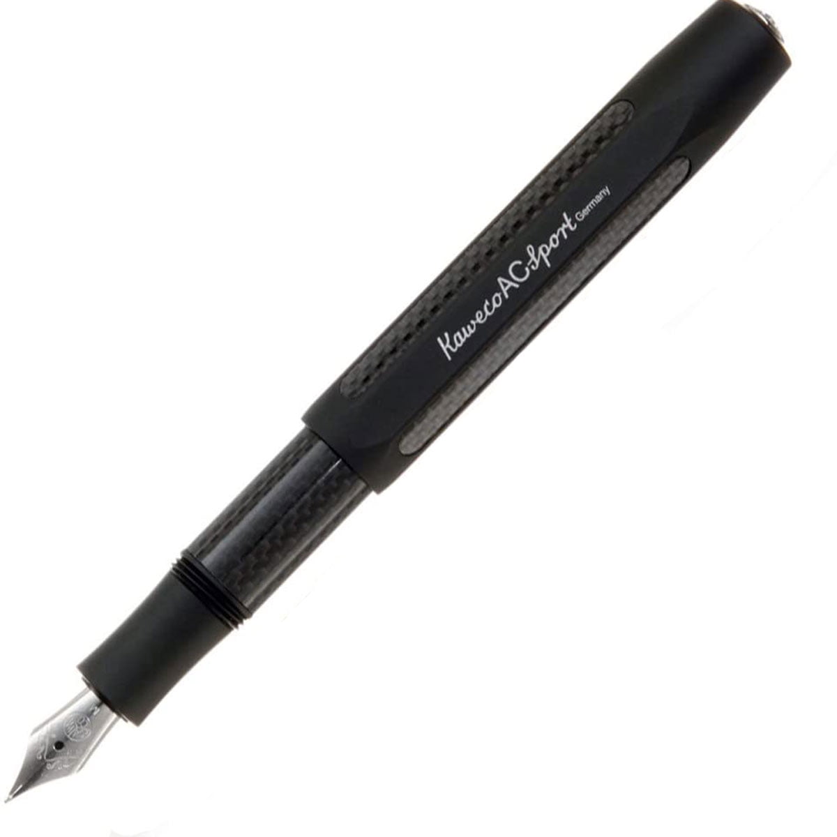 Kaweco 10000146 AC Sport Carbon Fountain Pen, Black, Fine