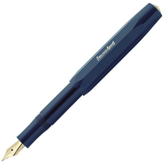 Kaweco 10001737 Classic Sport Fountain Pen, Navy Blue, Extra Fine