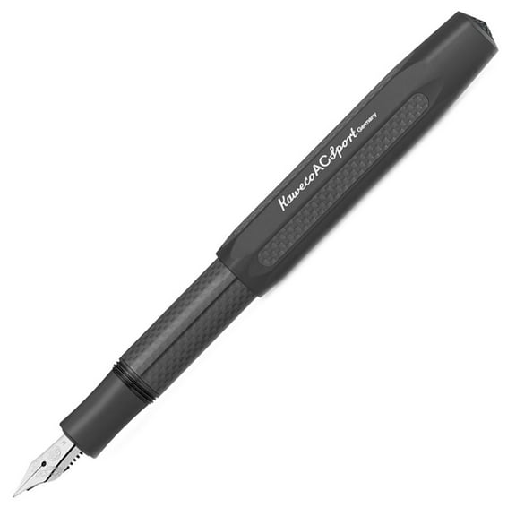 Kaweco 10002279 AC Sport Fountain Pen, Black, Medium Nib