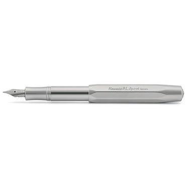 Kaweco AL Sport Raw Fountain Pen - Double Broad