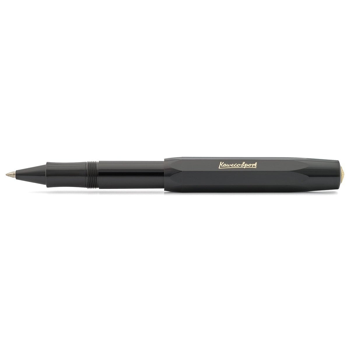Kaweco Classic Sport Black Gel/Ballpoint Pen Including 0.7 mm Rollerball Pen Refill for Left-Handed and Right-Handed in Classic Design with Ceramic Ball I Gel Rollerball 13.5 cm