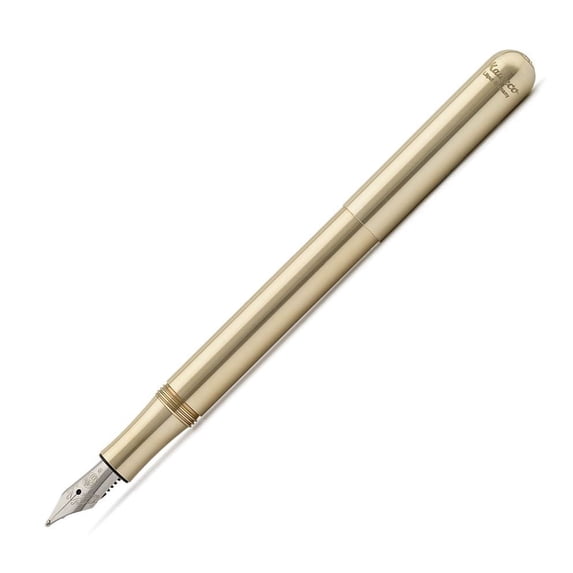 Kaweco Liliput Mini Fountain Pen - Brass - Double Broad Point
