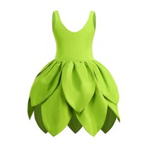 green emerald velvet dress Amazon.com: Fun Costumes Garden Fairy Costume for Girls | Kids Fairy  Princess Flower Dress with Wings, Sequined Bodice, Layered Skirt main image 0
