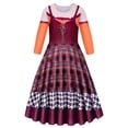 thumbnail image 1 of KAWELL Halloween Witch Winifred Dress Up Carnival Party Sarah Mary Sanderson Witch Cosplay Costume, 1 of 6