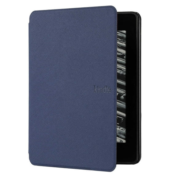 KAWELL Paperwhite Case - Durable Skin-imitated Cover with Auto Sleep Wake, - Fits Paperwhite 11th Generation 6.8" and Signature Edition 2021 Released (Deep Blue)