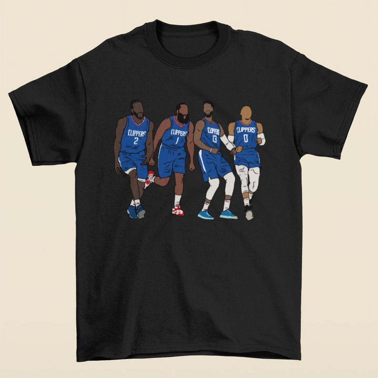 Kawhi, Harden, PG & Russ T-Shirt - Walmart.com