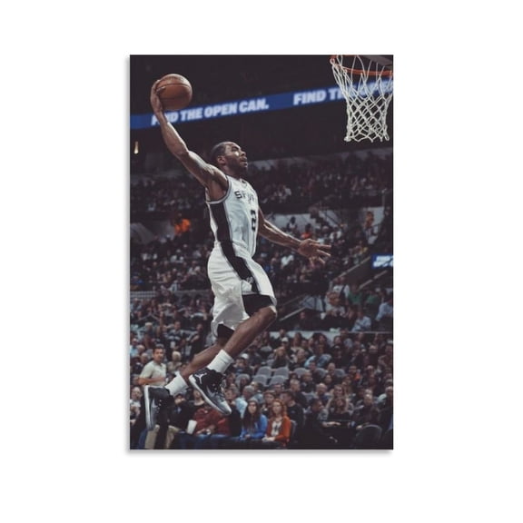 Kawhi Leonard Canvas Poster Canvas Wall Art Poster Decorative Bedroom Modern Home Print Picture Artworks Posters 12x18inch(30x45cm)